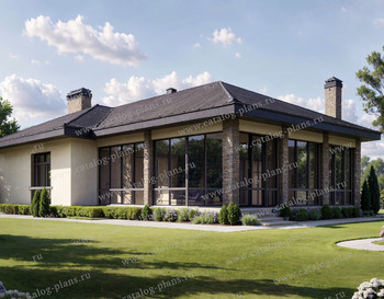 СПА комплекс с бассейном и террасой 11.45x10.2 метров